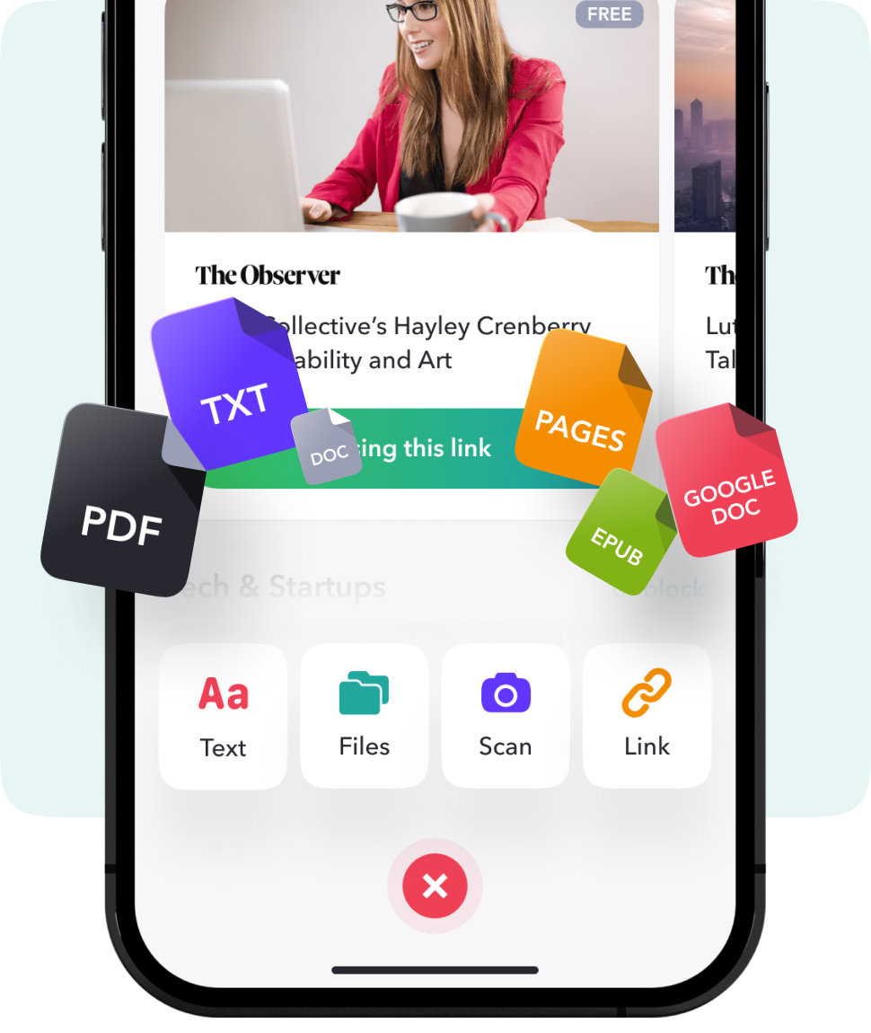 Supported formats